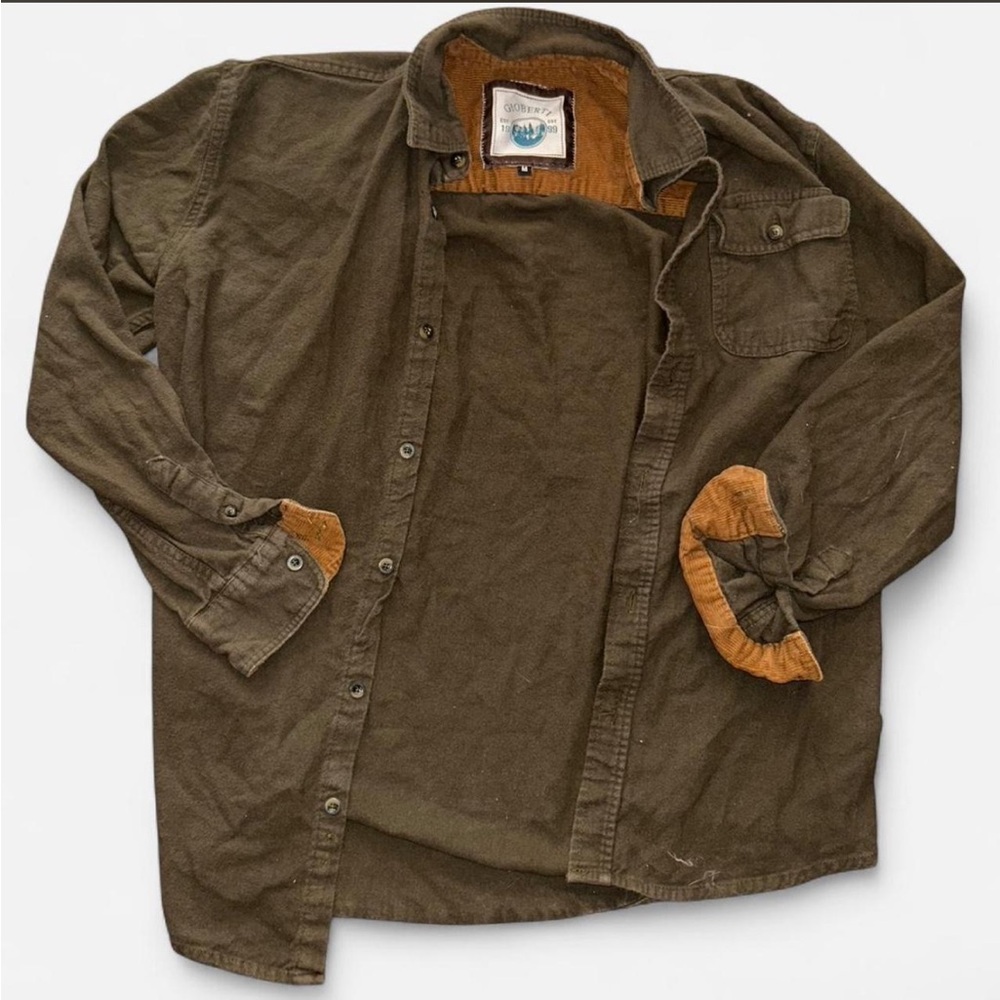 Men's Earthy Brown Shirt Jacket